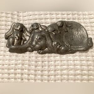 Arthur Court - Vintage 1994 Floppy Ear Bunny Rabbit Spoon Rest